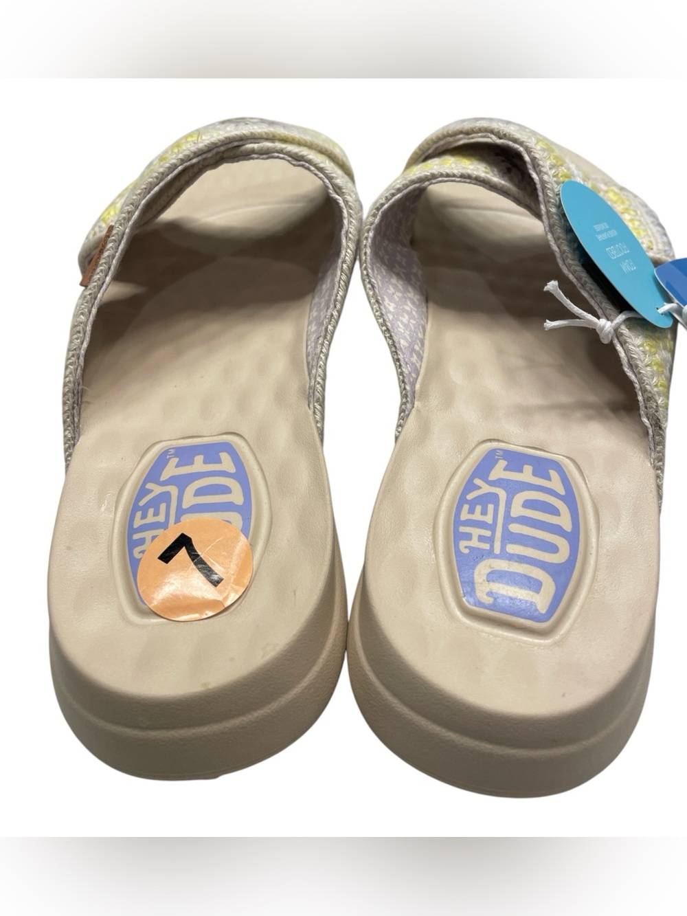 Hey Dude Christi Slide
Cottage Crochet Sandals Lavender Tan & Yellow Size 7 NWT - Picture 7 of 12
